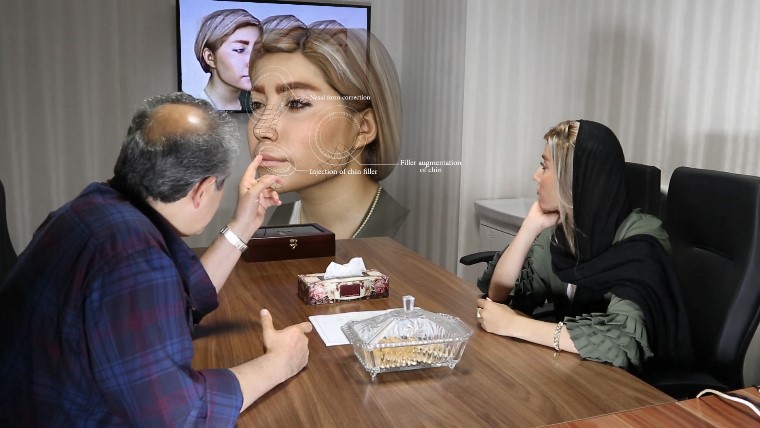 Three-dimensional design for gel and Botox injection