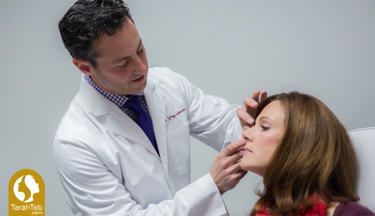 مراجعه به پزشک برای سوراخ شدن تیغه‌ی بینی