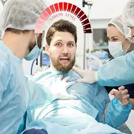 استرس قبل از عمل بینی