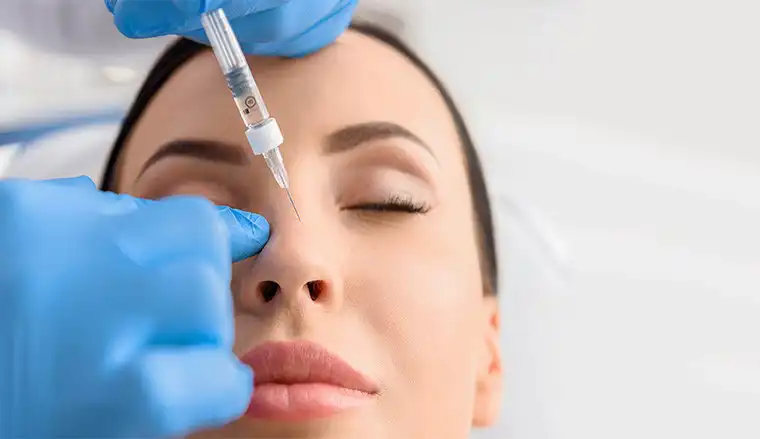 تغییر شکل بینی با تزریق ژل