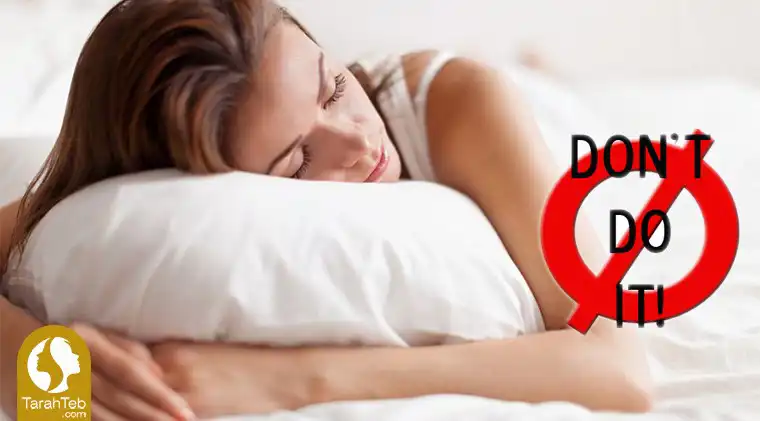 خوابیدن بعد از عمل بینی