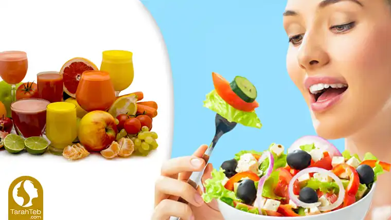 رژیم غذایی سالم از عوارض جراحی بینی