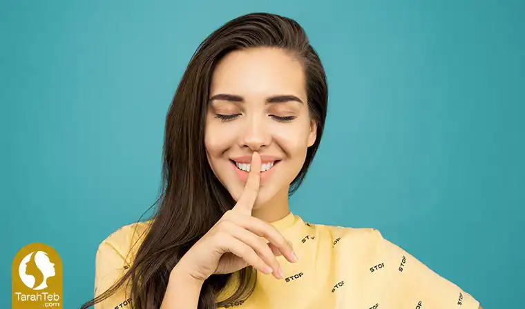 نتیجه‌ی جراحی افتادگی بینی