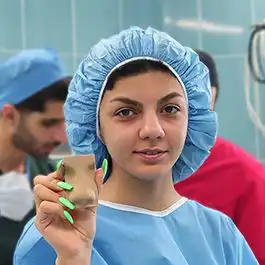 نتیجه‌ی عمل بینی ګوشتی